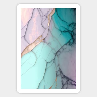 Neutral Heal - Abstract Alcohol Ink Resin Art Sticker